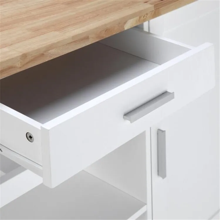 Мраморная или резиновая деревянная маленькая тележка для кухни