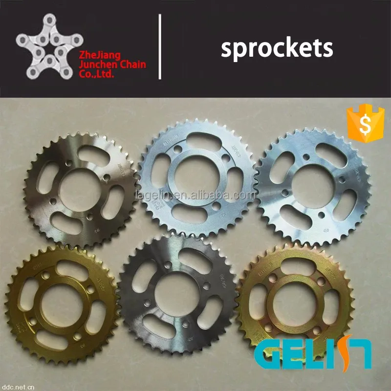 CD70 OEM color packing box motorcycle driving chain and sprocket kits