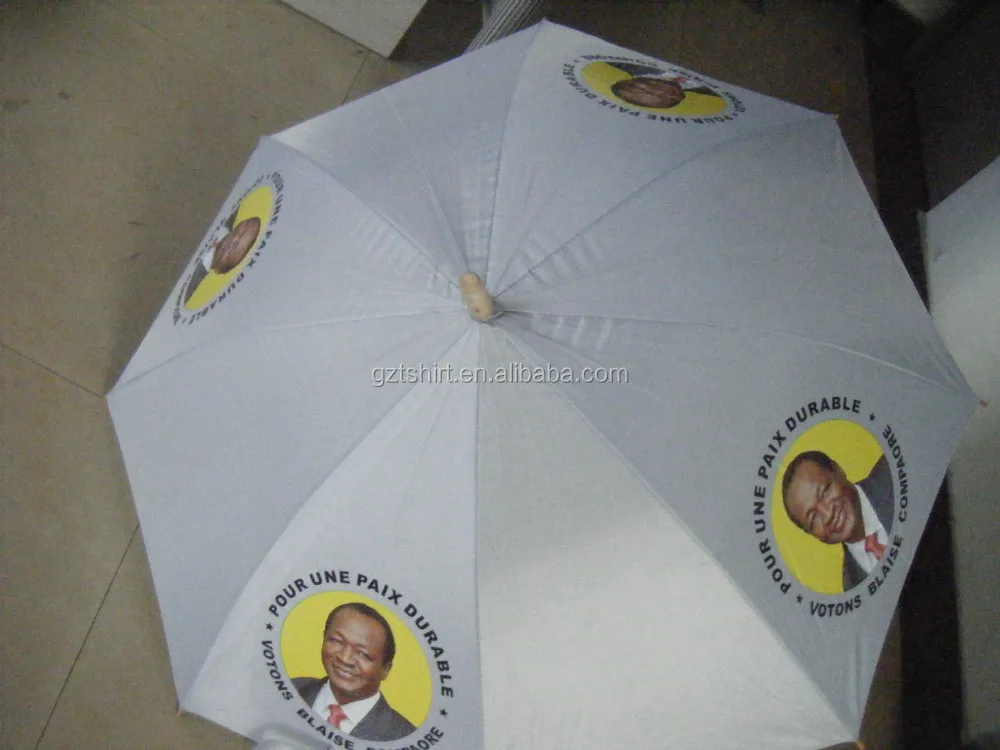 Custom print umbrella with printing logo for election campaign