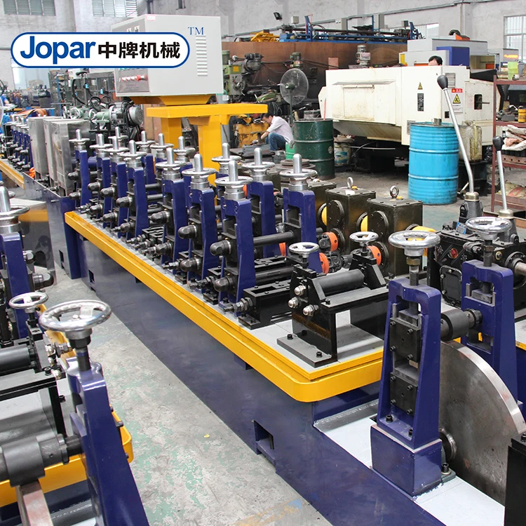 High Speed MS Pipe Making Machinery Fully Automation Steel Tube Mill Machine