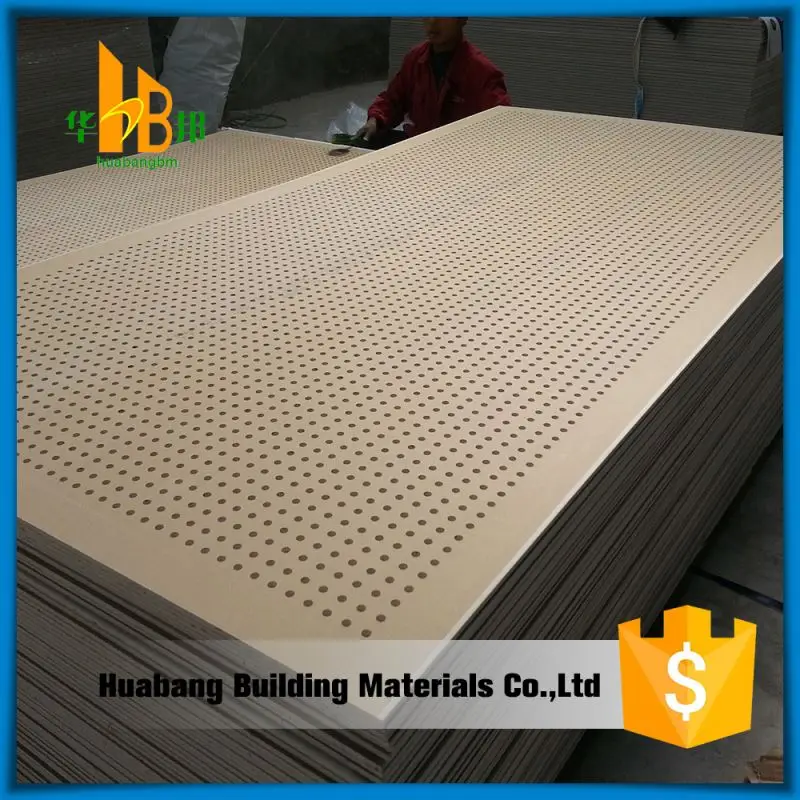 2x2 Acoustic Ceiling Board Theatre Perforated Gypsum Board