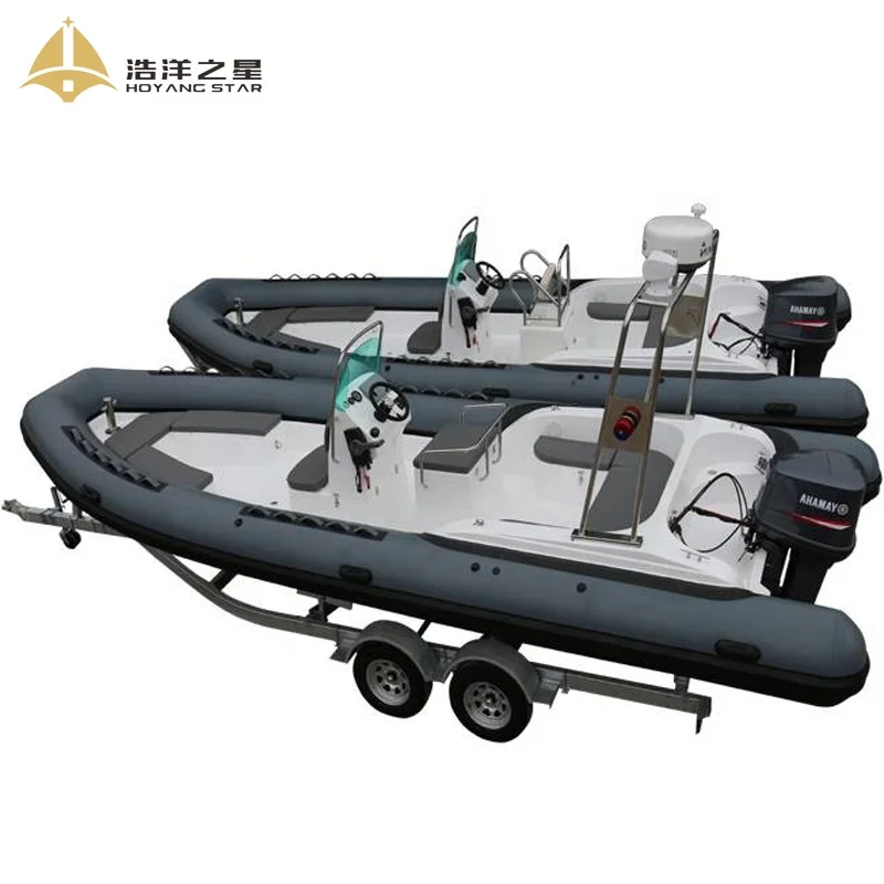 2018 New Design RIB 760 Boat 13 Persons Rigid RIB Boat Price