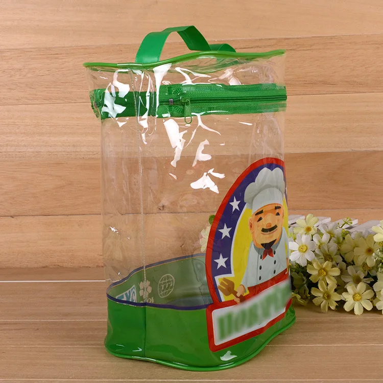 Оптовая продажа пользовательские печати пластиковые Просвечивающая игрушка упаковка Водонепроницаемый Косметический макияж мешок