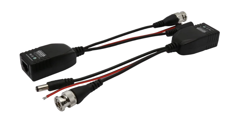 
3 in 1 design single channel HD audio video power balun compatible with 5MP camera HY-2001A-HD 