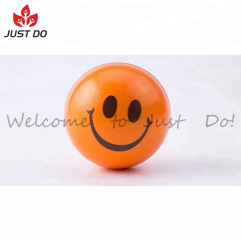 Valentine Party Bag Gift Fillers Stocked Cheap PU Foam Smile Funny Face Stress Balls