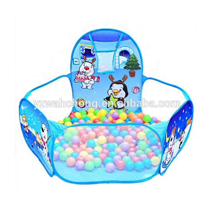Children Basketball Hoop Pop Up Ball Pits Kids Play Tent