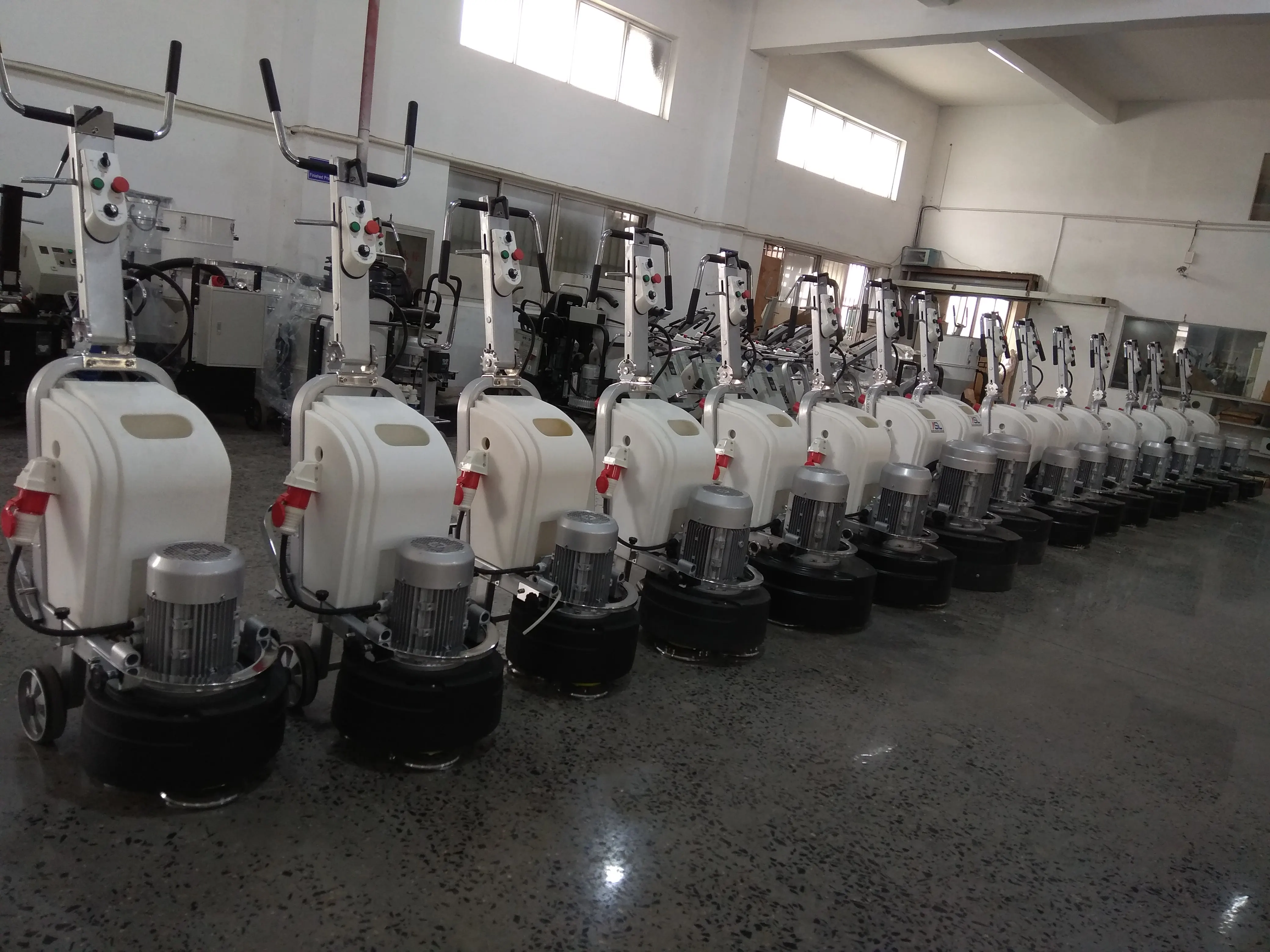 ASL650-T8 650mm Gear Driving Planetory Disc Floor Grinder with Nozzle and LED manufacture