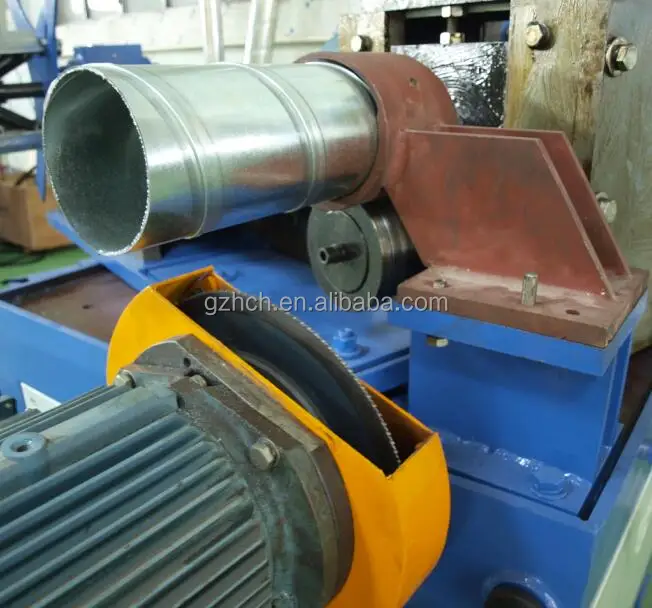 CNC Spiral tube making machine, helix duct former, easy control spiral pipes producing machine