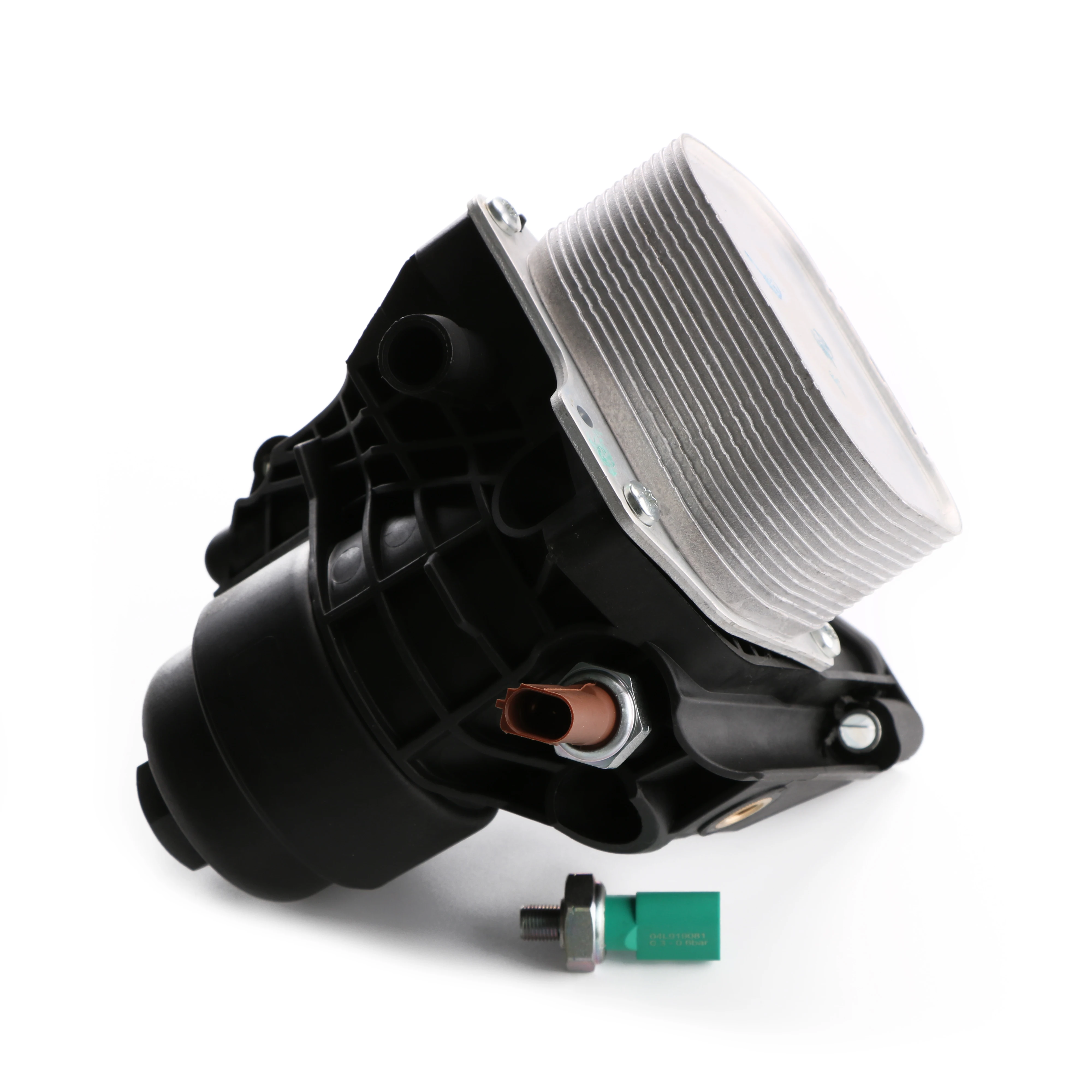 Aluminum Transmission Engine Oil Cooler Kit housing For 03N115389A