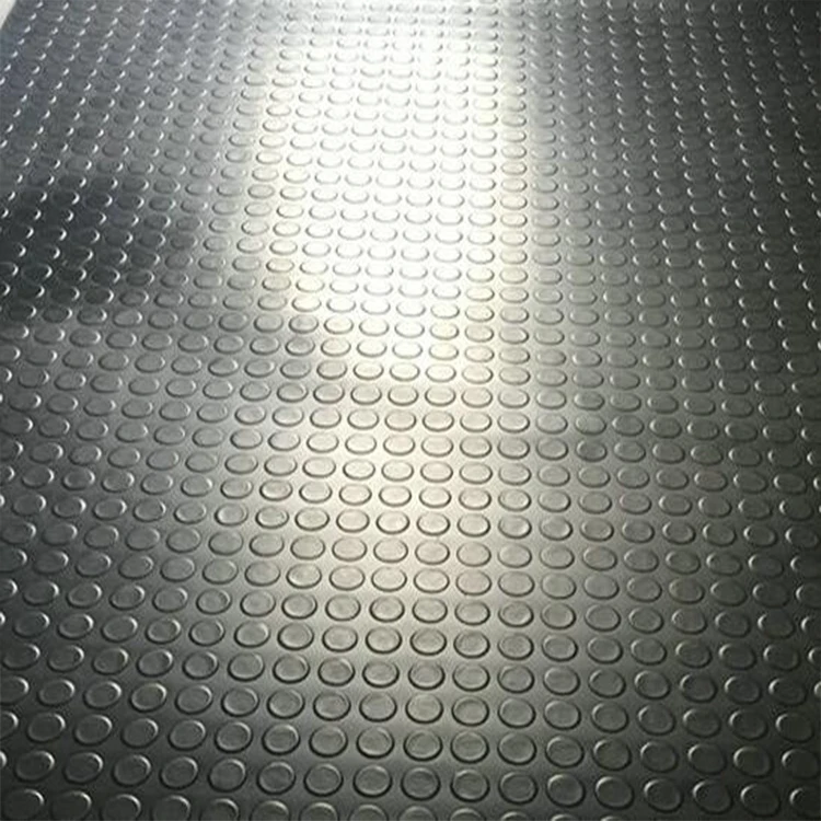 Высококачественный резиновый напольный коврик с черными монетами