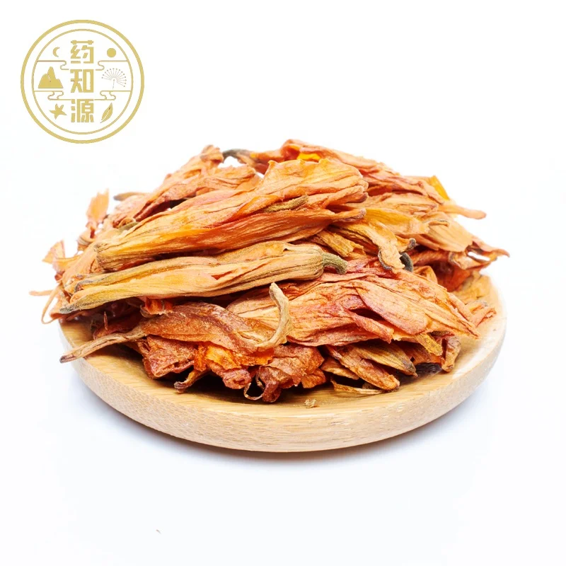 Wholesale Natural Chinese Loose Orange Dried Easter Lily Flower Herbal Tea In Bags