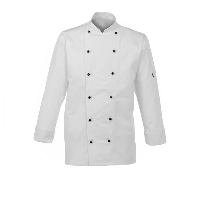 
High Quality Cheap Long Sleeves Chef Clothes Coat Uniform Kitchen Coffee Chef Jacket 