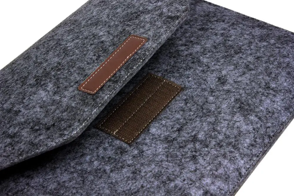 High quality Felt material multifunctional laptop sleeve light weight wool bag For Macbook Felt bag