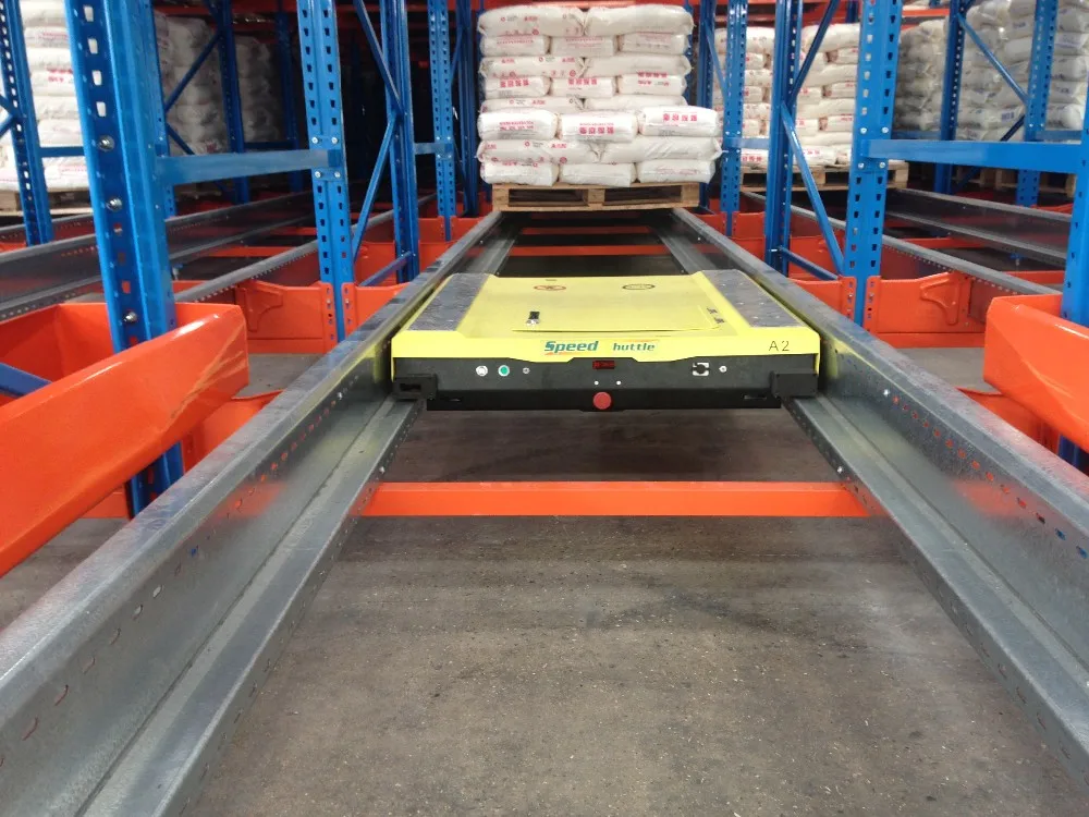 High speed quality radio shuttle steel rack warehouse racking system for storage racks
