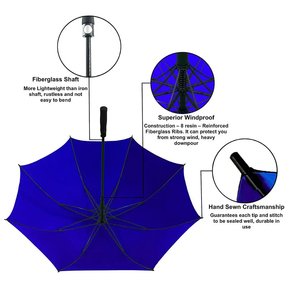 
Extra Large Umbrella Windproof Waterproof Sun Protection For Men Light Weight Sturdy Umbrella For Men Big Umbrella Parasol 
