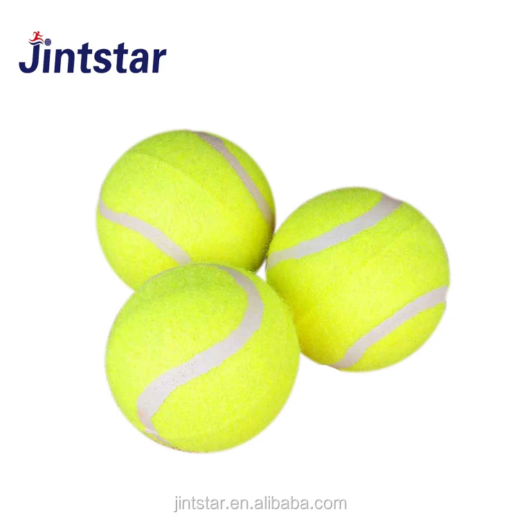 
Wholesale 80% rubber 20% wool custom printed cheap colored bulk kids tennis balls 