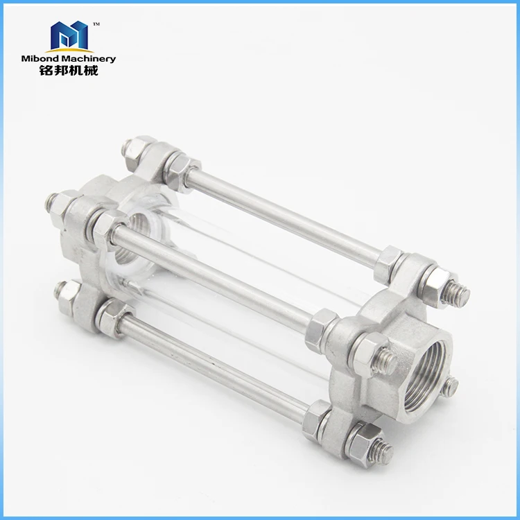 Industrial SS 304 Stainless Steel Female BSP NPT Sight Glass