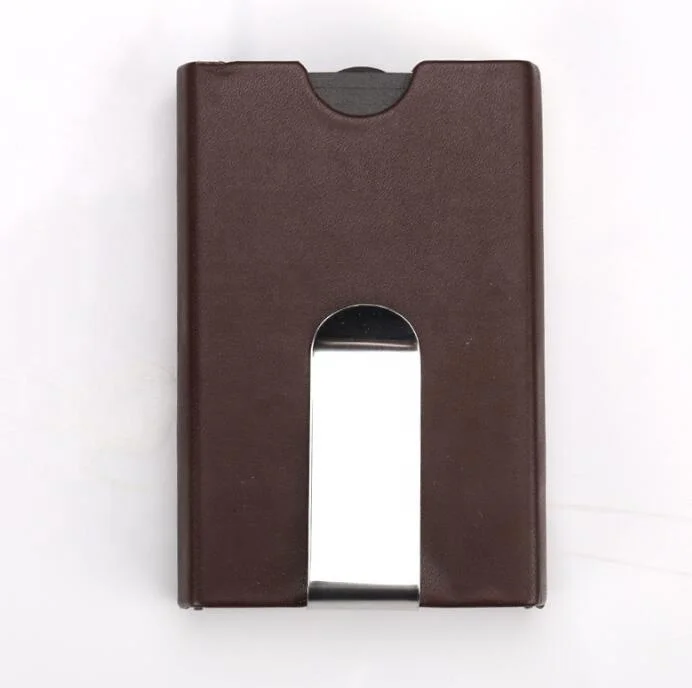 
Guangzhou debit credit card holder case minimalist wallet pull tab RFID blocking customised OEM card holders with money clip 