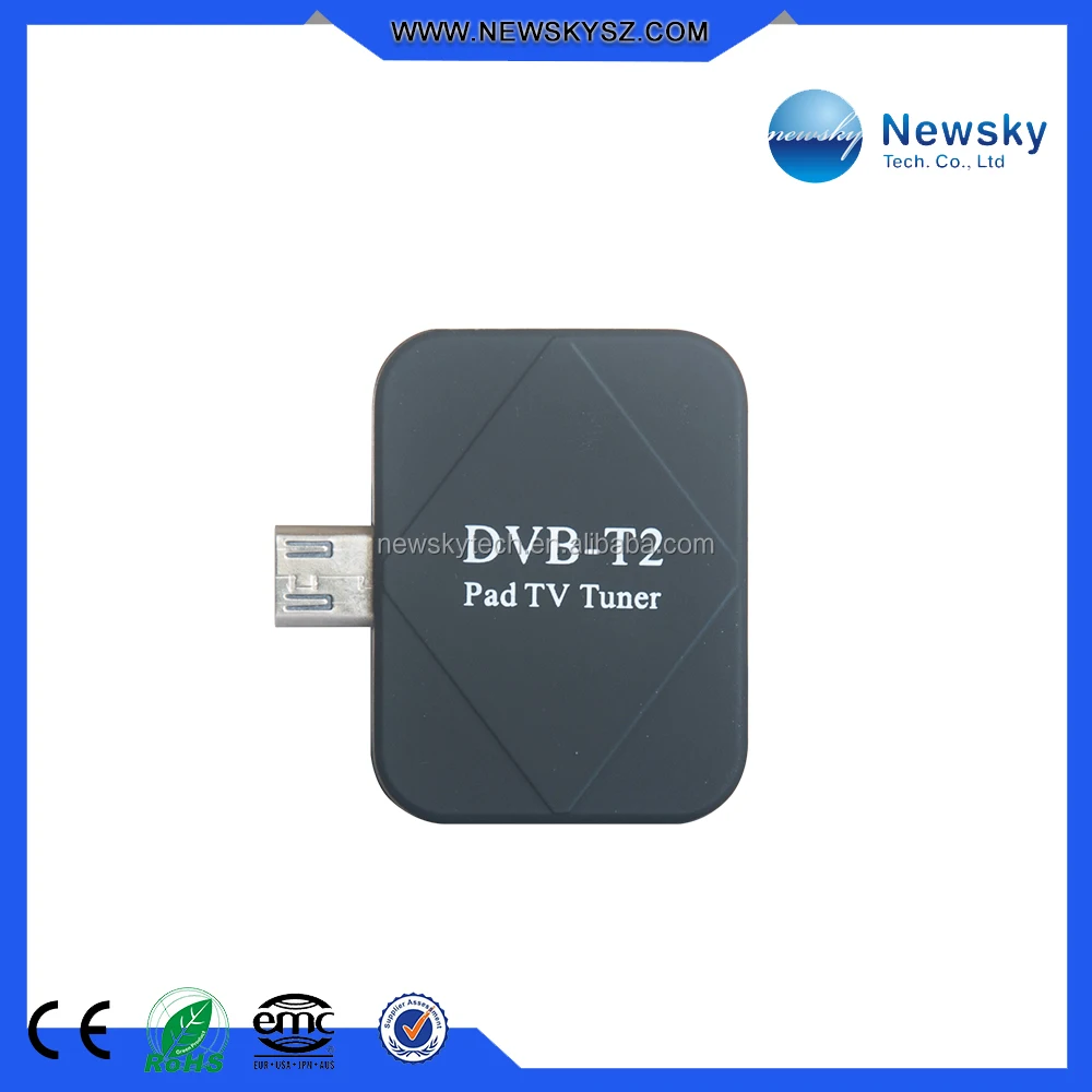 Смотреть Бесплатно ТВ Портативный DVB-T2 USB TV Тюнер для Android