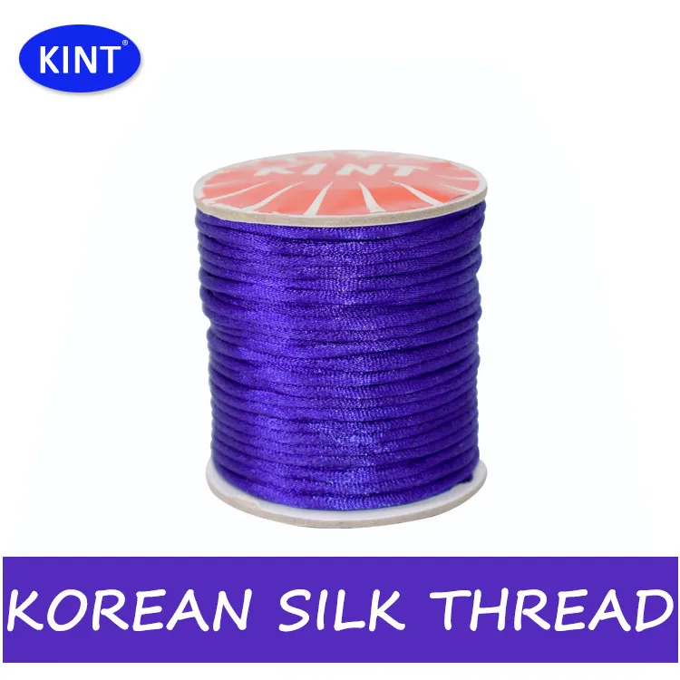 the black Korean silk thread nylon thread for Woven Chinese knot 2.5mm 50g