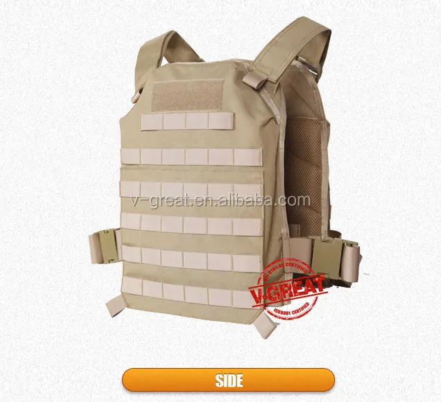 Plate carrier Molle Bulletproof Vest NIJ0101.06 Certified V-Link 003 Modular design