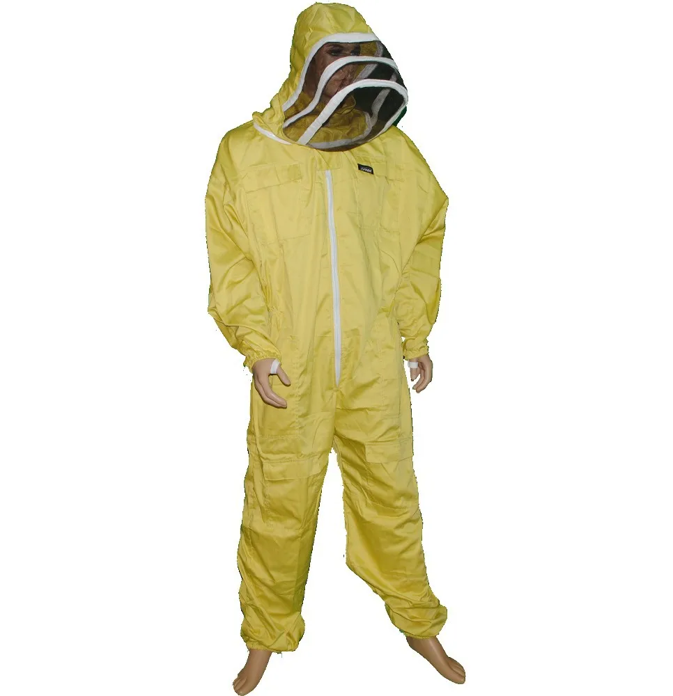 High Quality Beekeeping Suit Coverall Yellow Color