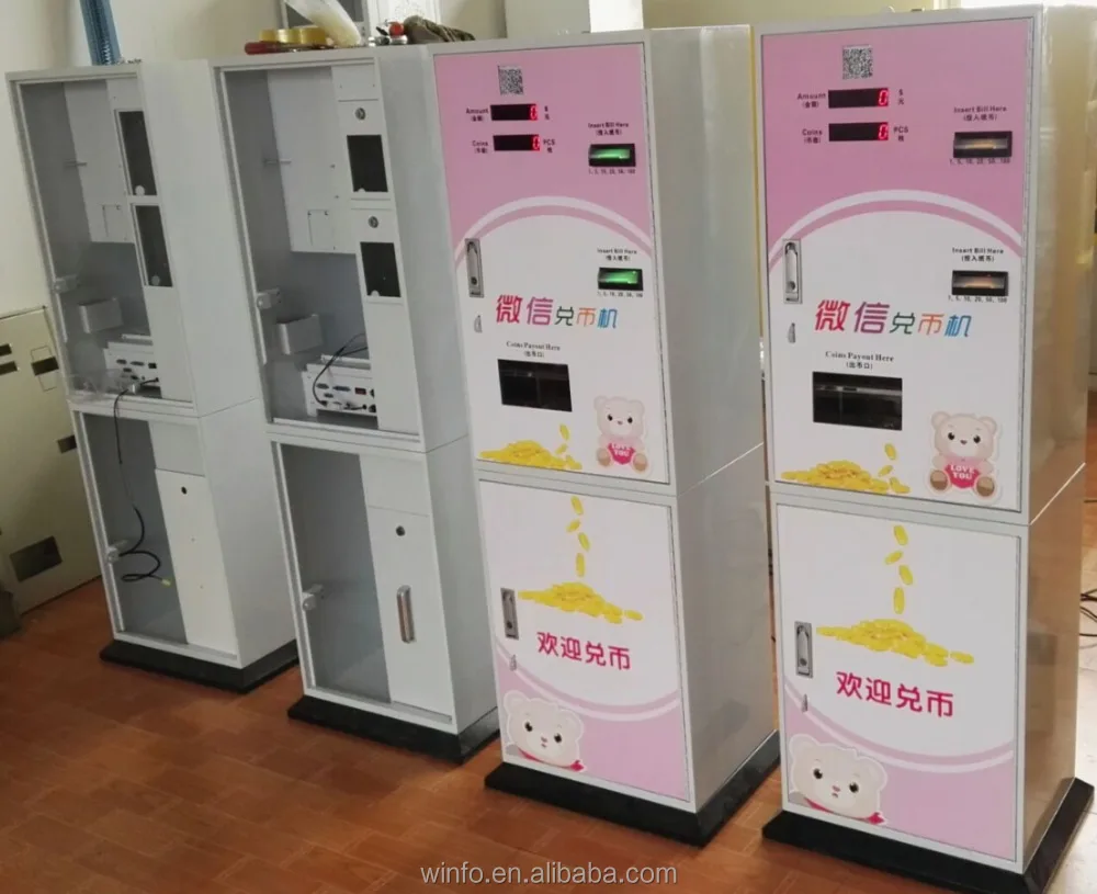 Coin Vending Machine Operated by Wechat