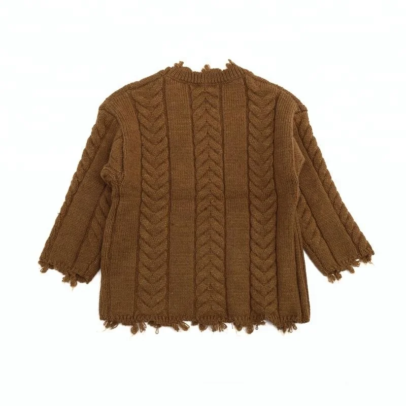  Childrenwear последние дизайн шерстяной свитер для