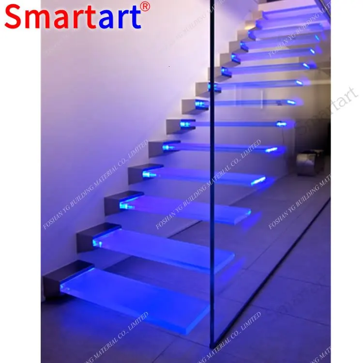 Smartart 2022  china Glass railing floating stairs