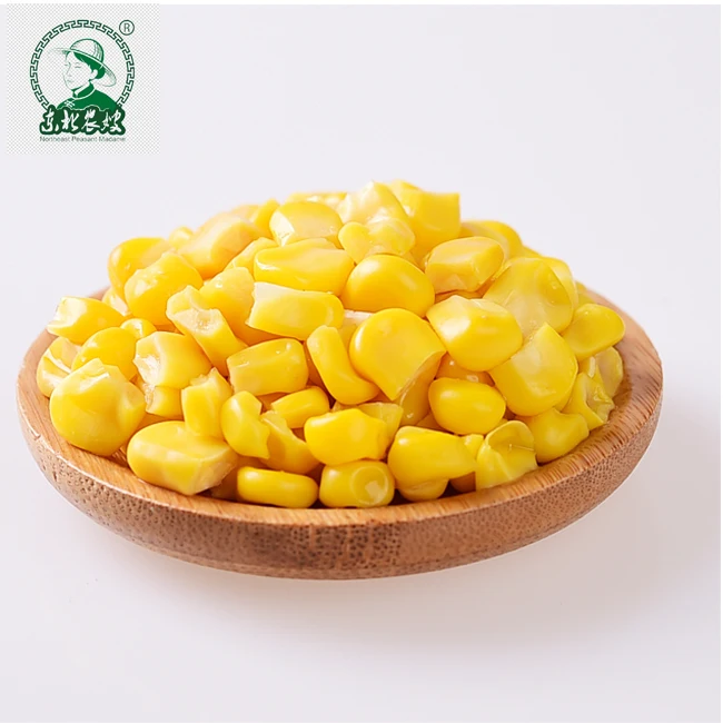 Healthy fresh convenient vacuum packed snack yellow sweet corn grain