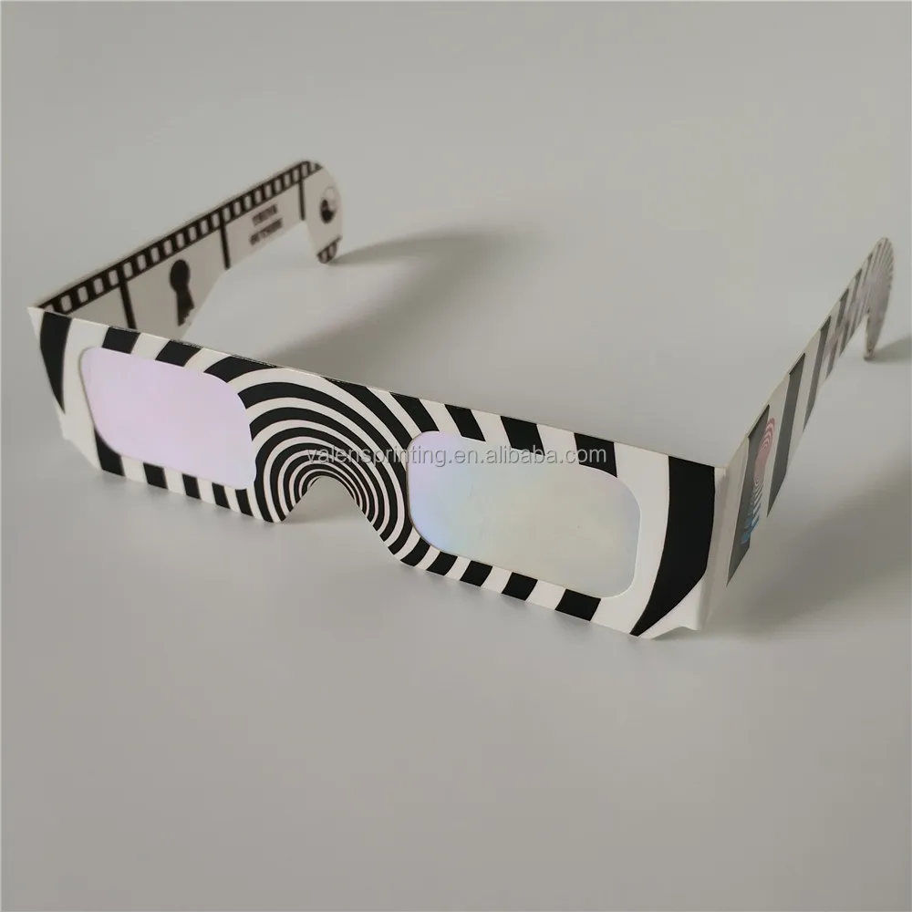 Print logo festival 3D firework diffraction glasses