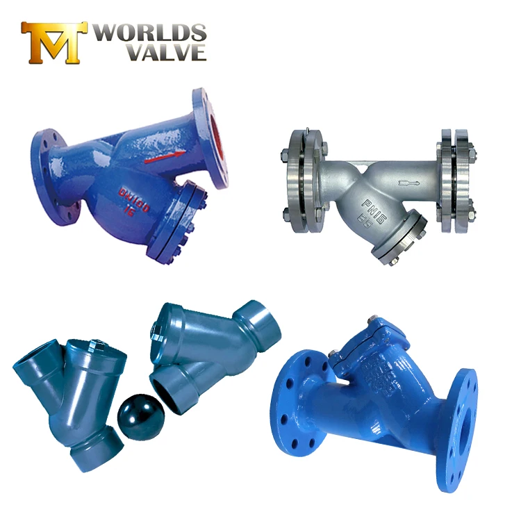 Cast Iron Flanged Y Strainer/industrial y-type water filter