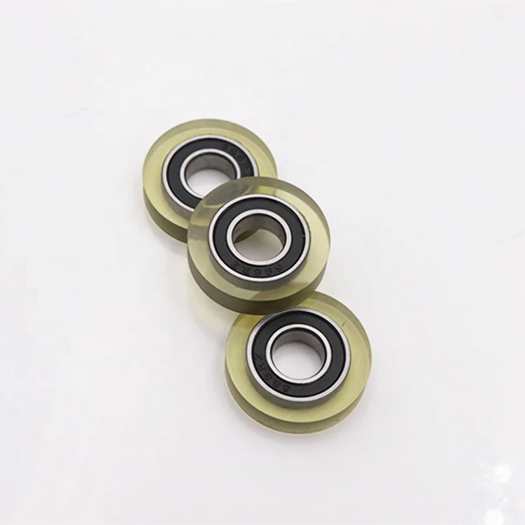 bearing 688 2RS 688ZZ 688 with plastic nylon Pulley Wheel For ATM Machine counting machine