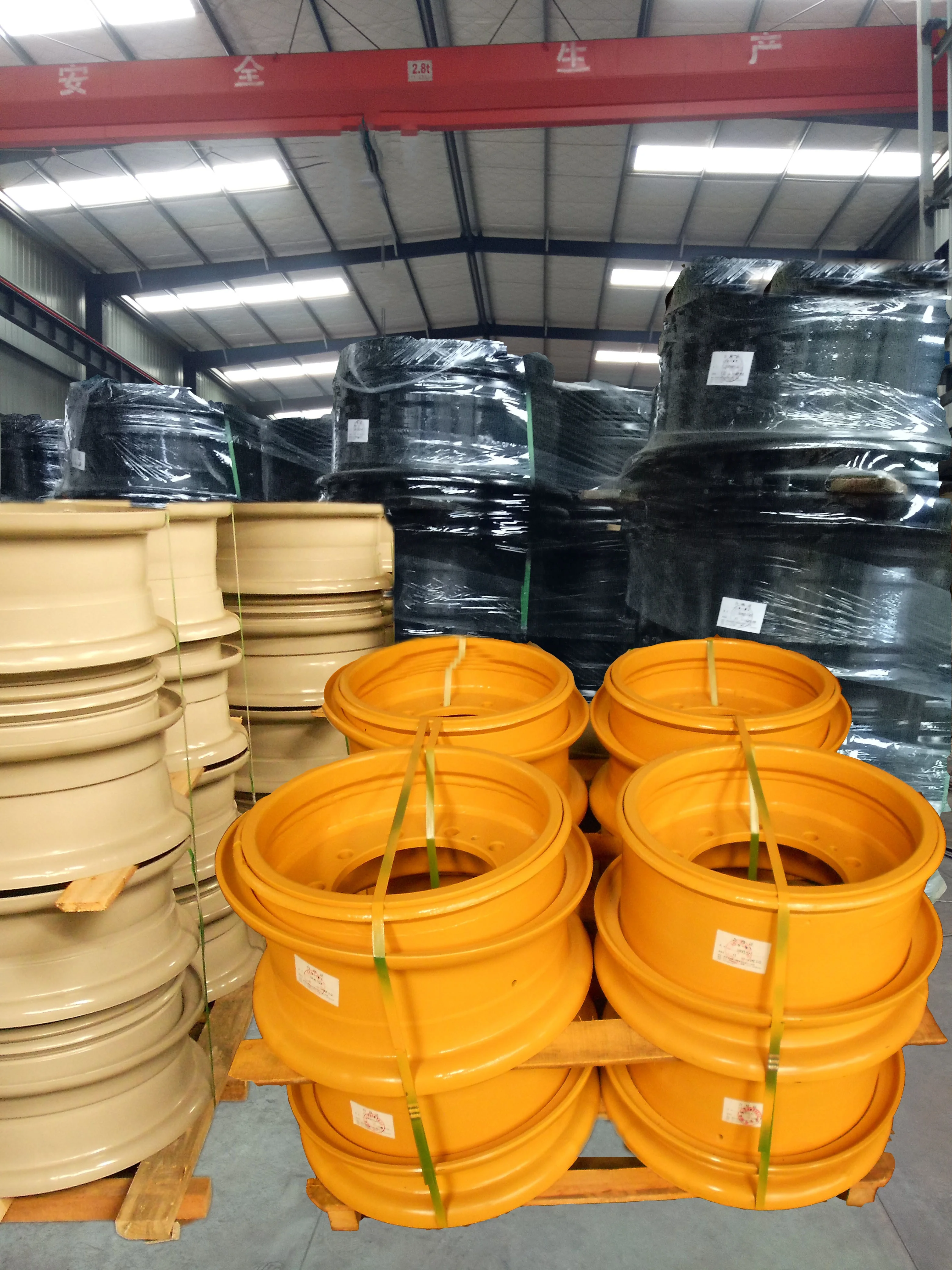 5PC Steel OTR Wheel Rims for Mining Truck Tyres