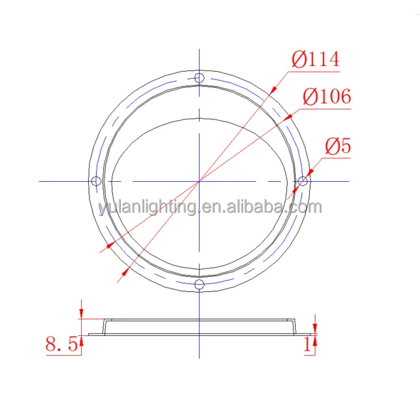 borosilicate Glass LED lens for street light