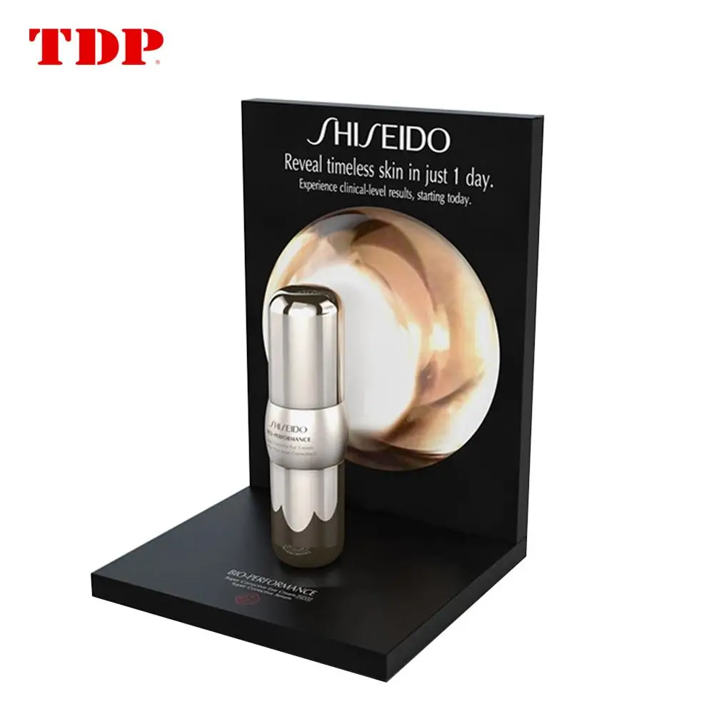 Factory offer OEM display stand for  Retail Shops Countertop display stand skin care acrylic display stand