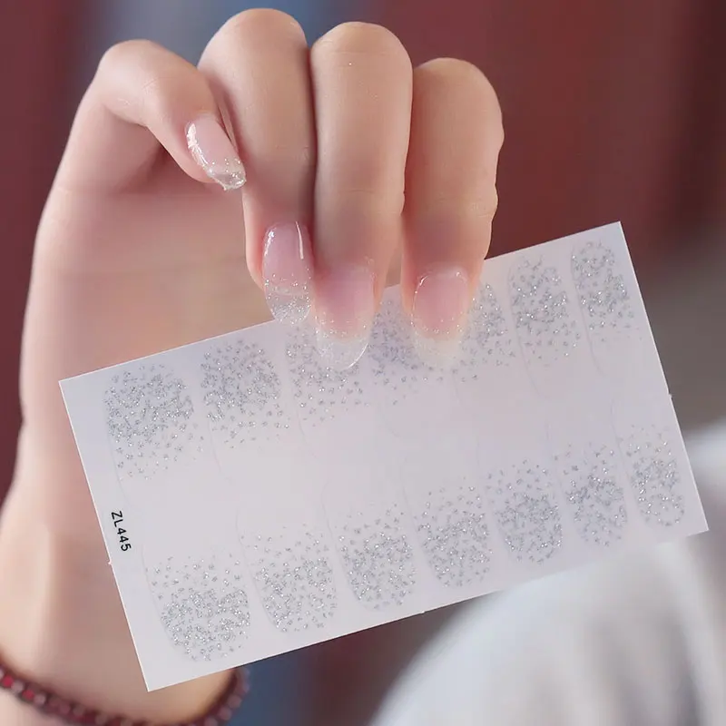 HuiZi wraps supplies Art 3D flag design nail sticker