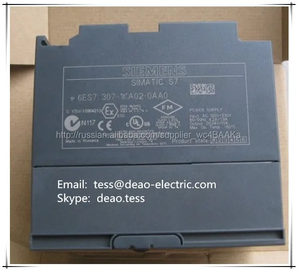 Плк SIEMENS PS307 / 10A модуль питания 6ES7307-1KA02-0AA0