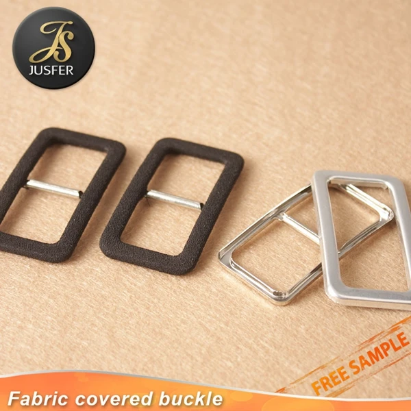 Arch shape metal buckle cover buckle blank for belt and clothing