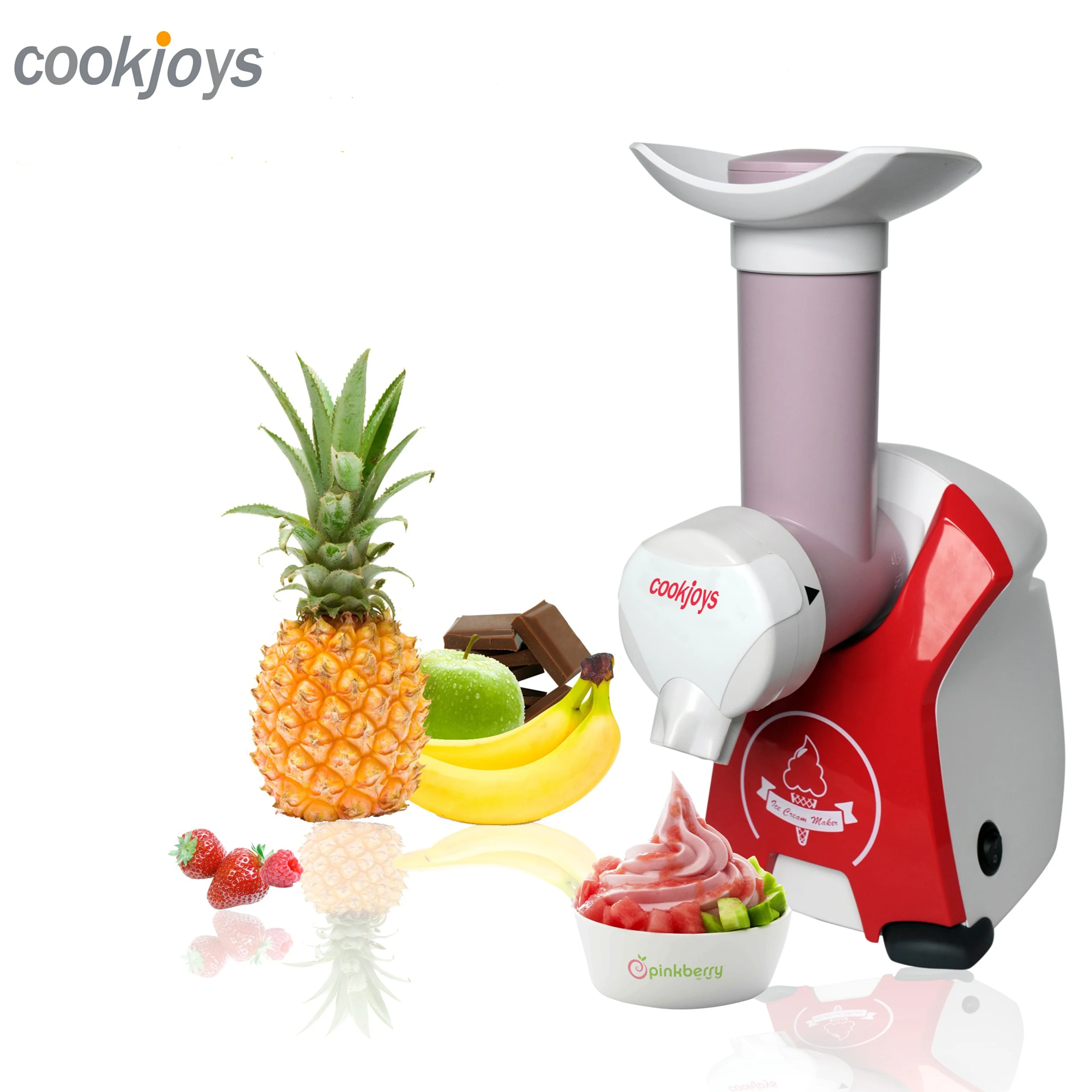 Hot selling Classic Vegan Non-Dairy Frozen Fruit Soft Serve Dessert Maker Household Automatic Fruit Ice Cream Machine