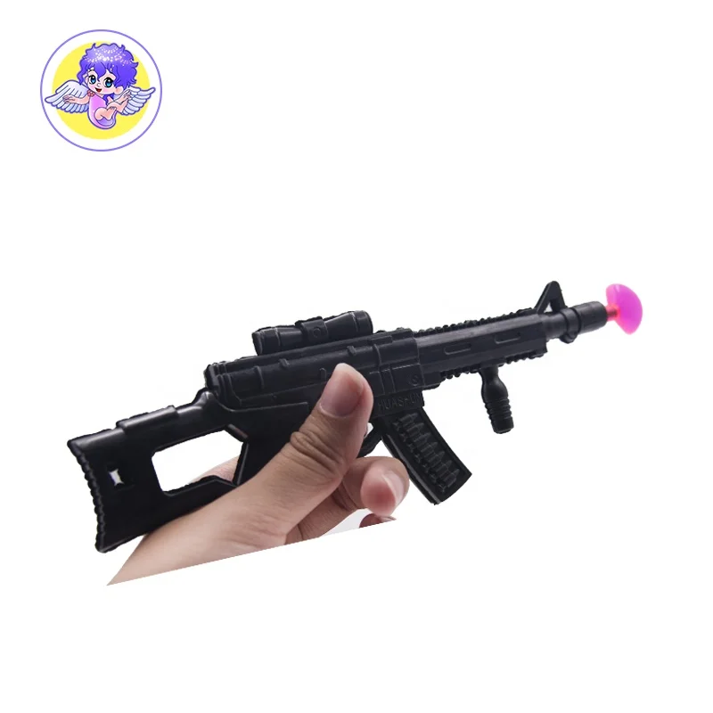 Безопасный Черный Прохладный большая игла Мягкая Пуля стрелять игрушечный пистолет для детей