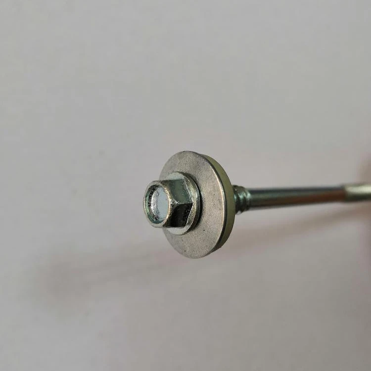 Double thread hex washer head self-drilling screw with EPDM washer, white zinc 6.3/5.5 factory price