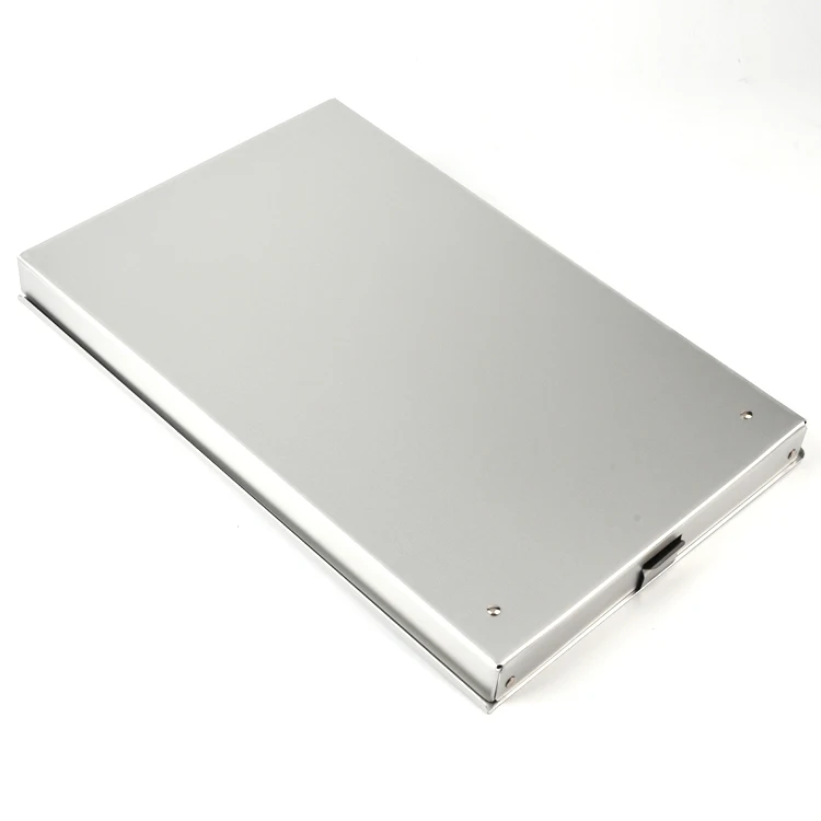 Wholesale  metal portfolio office 1 compartment storage clipboard aluminum