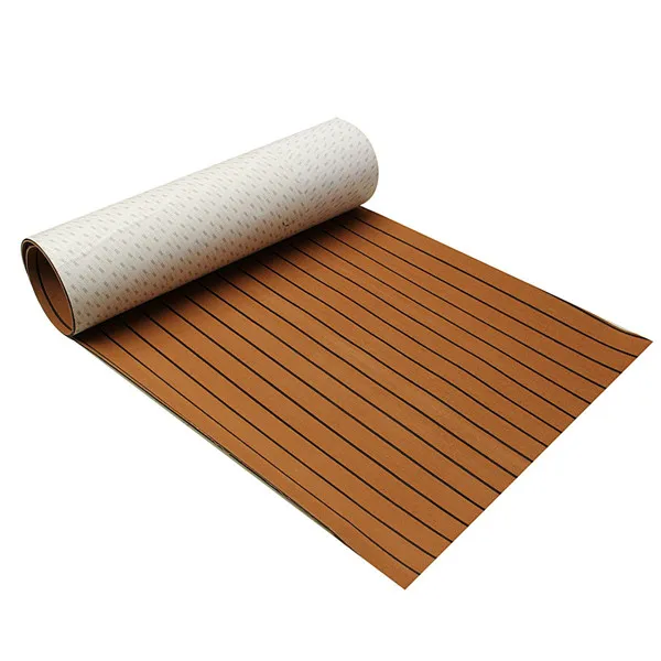 Komin Sport EVA Foam Brown Faux Teak Sheet for Kayak Boat Sup