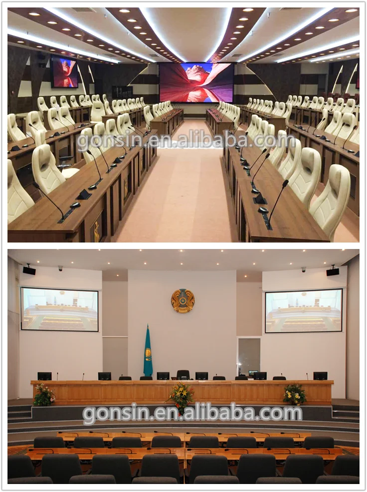 
Speaker Audio System Microphone System For Conference Room With 6 Channels Interpretation Equipment And Electronic Voting System 