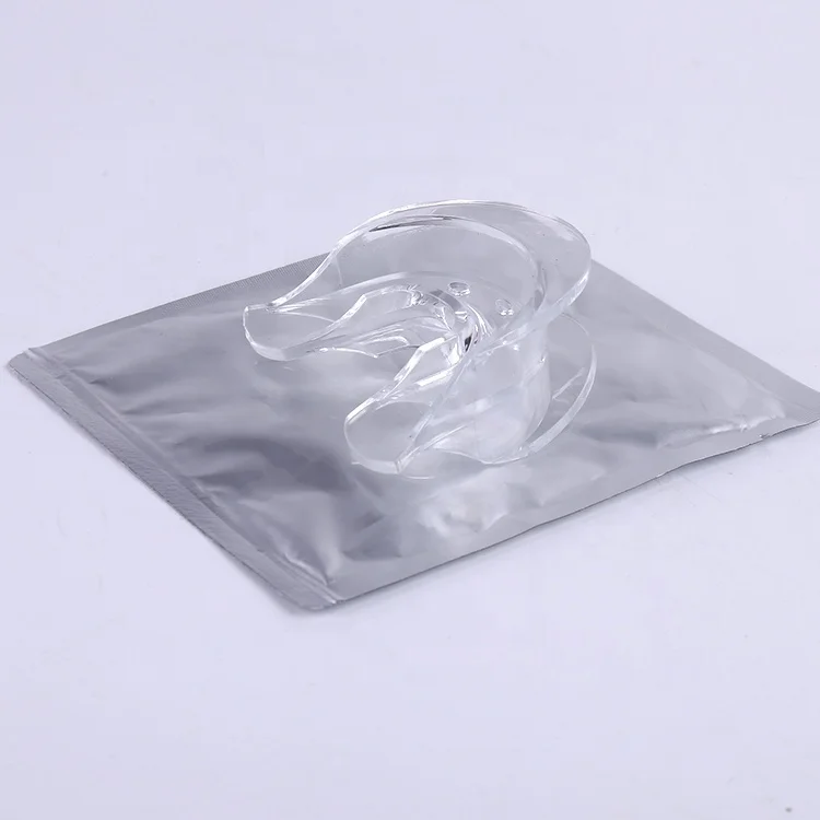 
duplex Silicone teeth whitening mouthpiece/mouth tray packed by foil bag teeth whitening 
