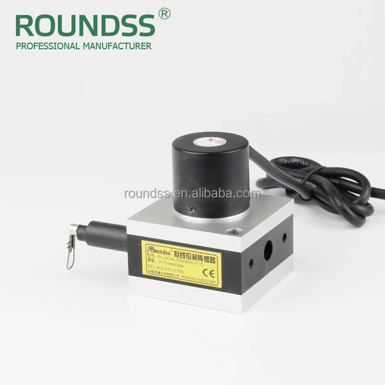 500mm Range Linear Rope Position Sensor 0-10V output String Potentiometer