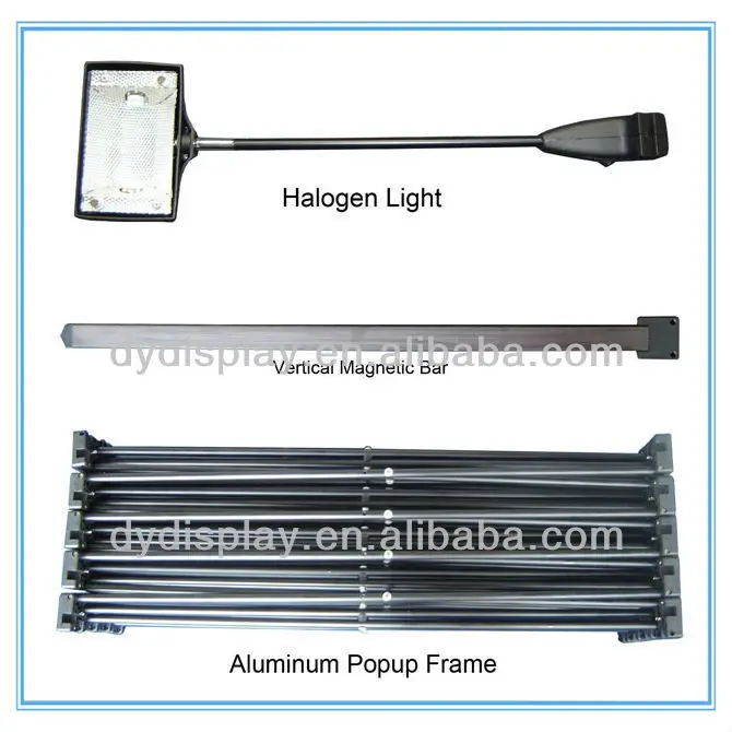 3X3 pop up advertising stand portable aluminium display