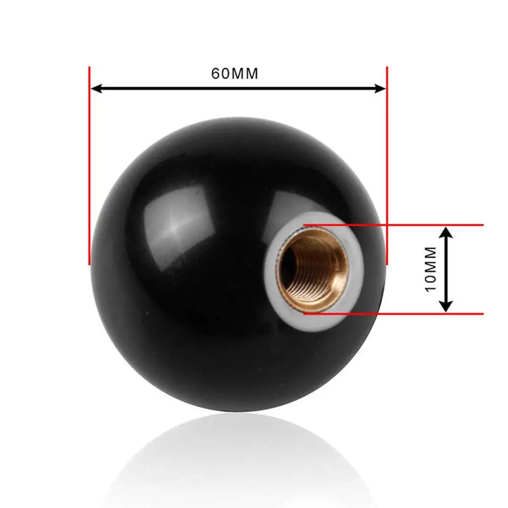 Black 8th POOL BILLIARD BALL Custom Shift Lever Shift Knob Shifter Head With Three Size Thread Adapter