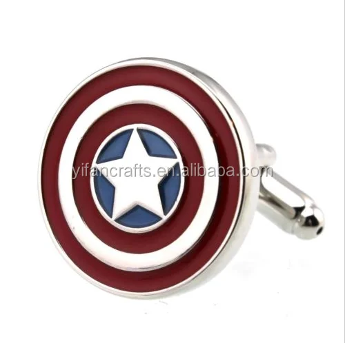 Мужские запонки Новые Звездные синие серебряные Красные запонки для рубашки 20 мм